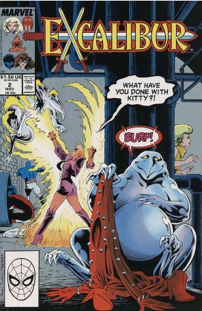 Excalibur 2 published by Marvel with cover art by Alan Davis