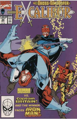 Excalibur 22 published by Marvel with cover art by Chris Wozniak