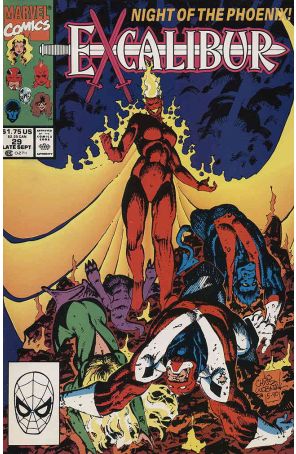 Excalibur 29 published by Marvel with cover art by Chris Wozniak