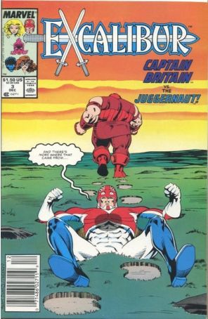 Excalibur 3 (Newsstand) published by Marvel with cover art by Alan Davis