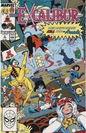 Excalibur 5 published by Marvel with cover art by Alan Davis