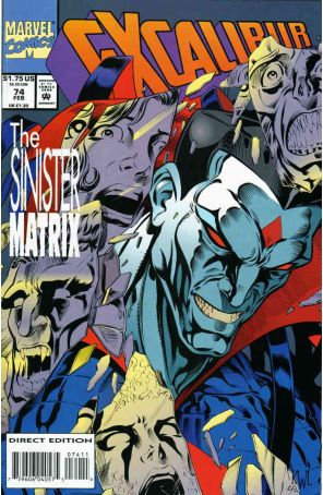 Excalibur 74 published by Marvel with cover art by Ken Lashley