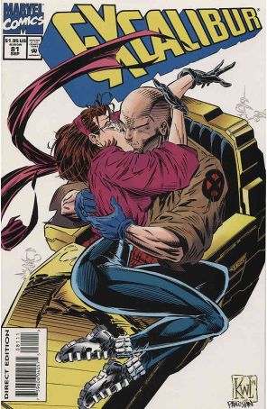 Excalibur 81 published by Marvel with cover art by Ken Lashley