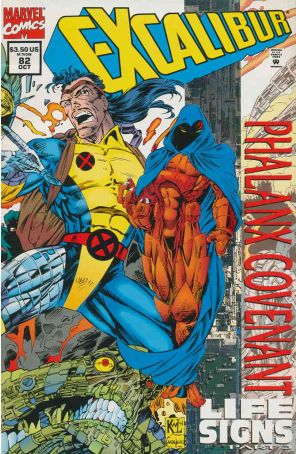 Excalibur 82SC published by Marvel with cover art by Ken Lashley