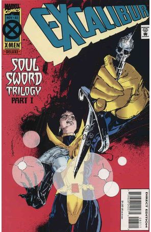 Excalibur 83 Deluxe published by Marvel with cover art by Bill Sienkiewicz