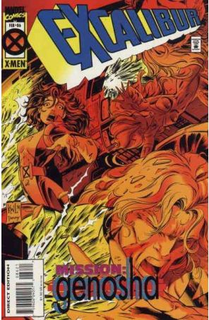 Excalibur 86 published by Marvel with cover art by Ken Lashley