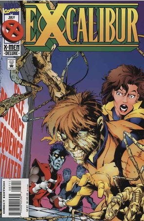 Excalibur 87 published by Marvel with cover art by Carlos Pacheco