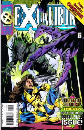 Excalibur 90 published by Marvel with cover art by Carlos Pacheco