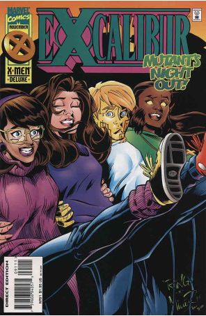 Excalibur 91 published by Marvel with cover art by Mike Wieringo