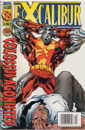 Excalibur 92 (Newsstand) published by Marvel with cover art by Terry Dodson