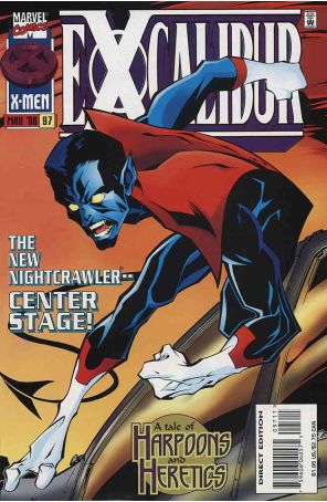 Excalibur 97 published by Marvel with cover art by Casey Jones