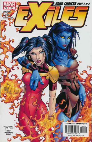 Exiles (Marvel) 27 published by Marvel with cover art by Randy Green