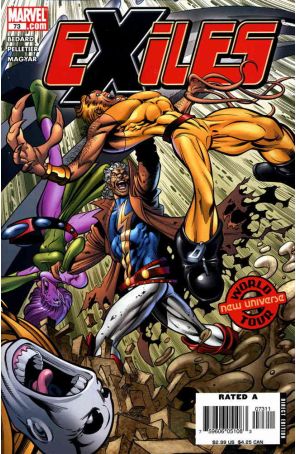 Exiles (Marvel) 73 published by Marvel with cover art by Paul Pelletier