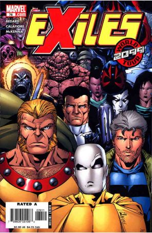 Exiles (Marvel) 76 published by Marvel with cover art by Jim Calafiore