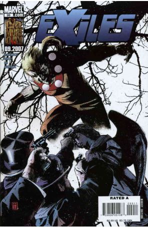 Exiles (Marvel) 99 published by Marvel with cover art by Tomm Coker