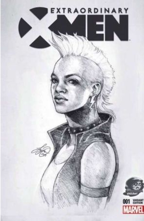 Extraordinary X-Men 1I published by Marvel with cover art by Siya Oum