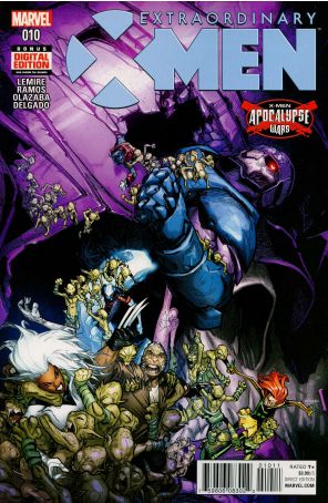 Extraordinary X-Men 10 published by Marvel with cover art by Humberto Ramos