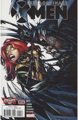 Extraordinary X-Men 11 published by Marvel with cover art by Humberto Ramos