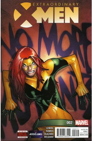 Extraordinary X-Men 2 published by Marvel with cover art by Humberto Ramos