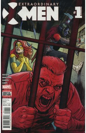 Extraordinary X-Men Annual 1 published by Marvel with cover art by Victor Ibanez