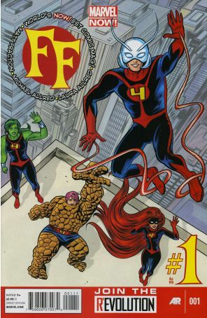 FF (2nd Series) 1 published by Marvel with cover art by Mike Allred