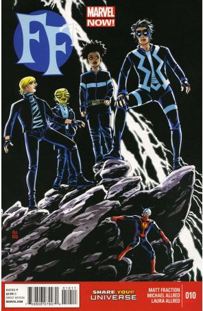 FF (2nd Series) 10 published by Marvel with cover art by Mike Allred