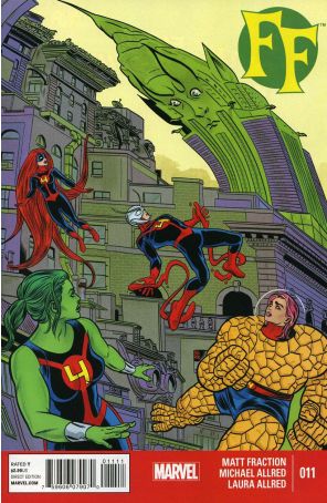 FF (2nd Series) 11 published by Marvel with cover art by Mike Allred
