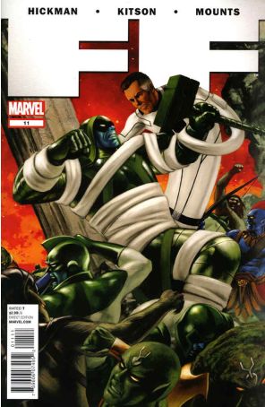 FF 11 published by Marvel with cover art by Steve Epting