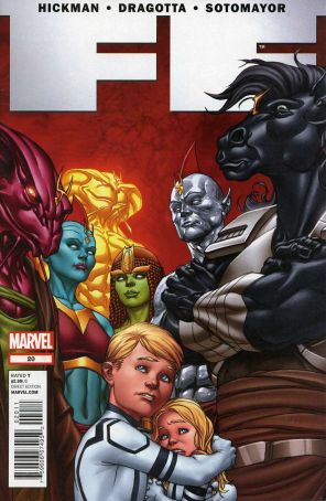 FF 20 published by Marvel with cover art by Mike Choi