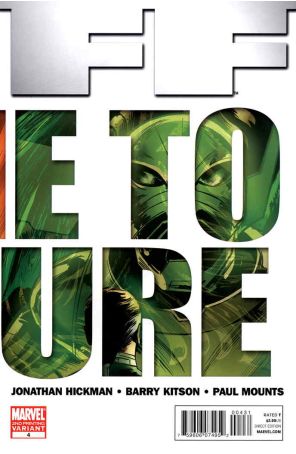 FF 4 (2nd) published by Marvel with cover art by Daniel Acuña