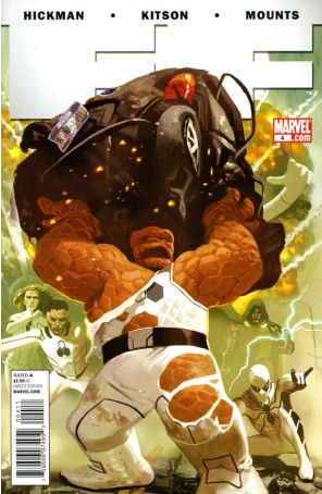 FF 4 published by Marvel with cover art by Daniel Acuña