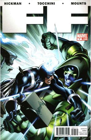 FF 7 published by Marvel with cover art by Mark Bagley