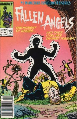 Fallen Angels 1 (Newsstand) published by Marvel with cover art by Kerry Gammill