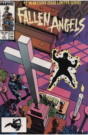 Fallen Angels 2 published by Marvel with cover art by Kerry Gammill