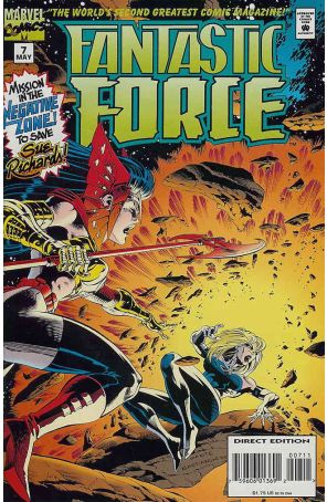 Fantastic Force 7 published by Marvel with cover art by Dante Bastianoni