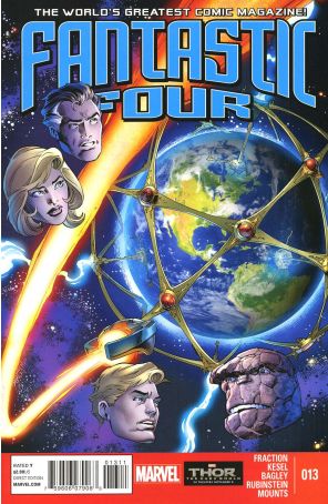 Fantastic Four (4th Series) 13 published by Marvel with cover art by Mark Bagley