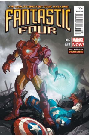 Fantastic Four (4th Series) 6A published by Marvel with cover art by Karl Kerschl