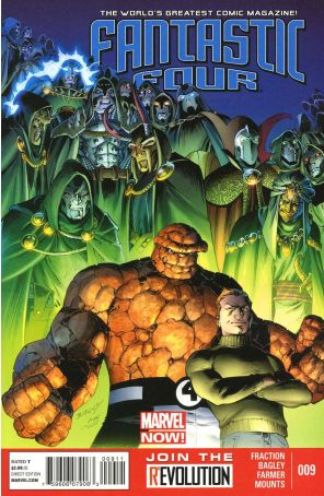 Fantastic Four (4th Series) 9 published by Marvel with cover art by Mark Bagley