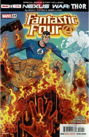 Fantastic Four (6th Series) 24 published by Marvel with cover art by Nick Bradshaw