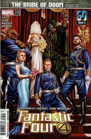 Fantastic Four (6th Series) 33 published by Marvel with cover art by Mark Brooks