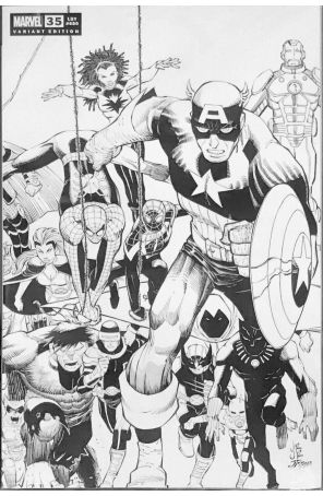 Fantastic Four (6th Series) 35I published by Marvel with cover art by John Romita Jr.