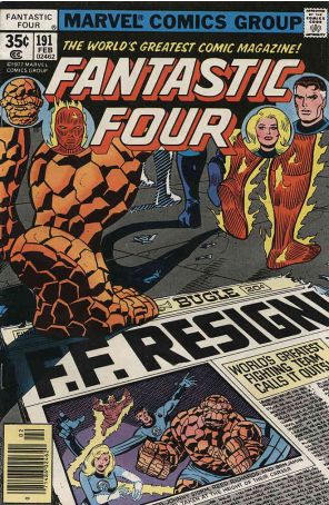 Fantastic Four (Vol. 1) 191 published by Marvel with cover art by George Pérez