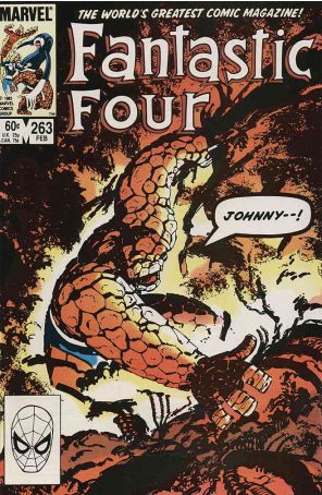 Fantastic Four (Vol. 1) 263 published by Marvel with cover art by John Byrne