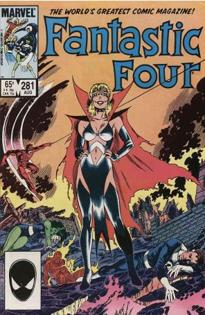 Fantastic Four (Vol. 1) 281 published by Marvel with cover art by John Byrne