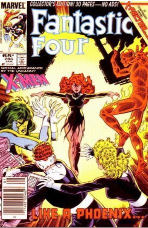 Fantastic Four (Vol. 1) 286 (Newsstand) published by Marvel with cover art by John Byrne