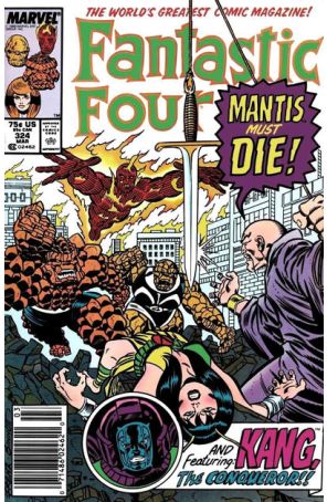 Fantastic Four (Vol. 1) 324 (Newsstand) published by Marvel with cover art by Ron Frenz