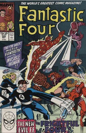 Fantastic Four (Vol. 1) 326 published by Marvel with cover art by Ron Frenz