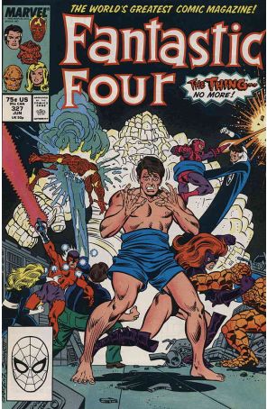 Fantastic Four (Vol. 1) 327 published by Marvel with cover art by Ron Frenz