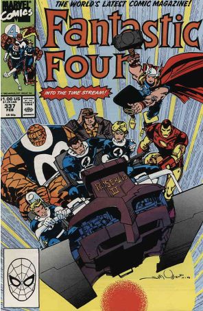 Fantastic Four (Vol. 1) 337 published by Marvel with cover art by Walt Simonson