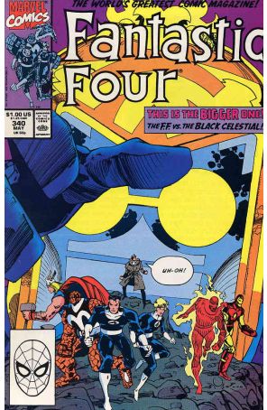 Fantastic Four (Vol. 1) 340 published by Marvel with cover art by Walt Simonson